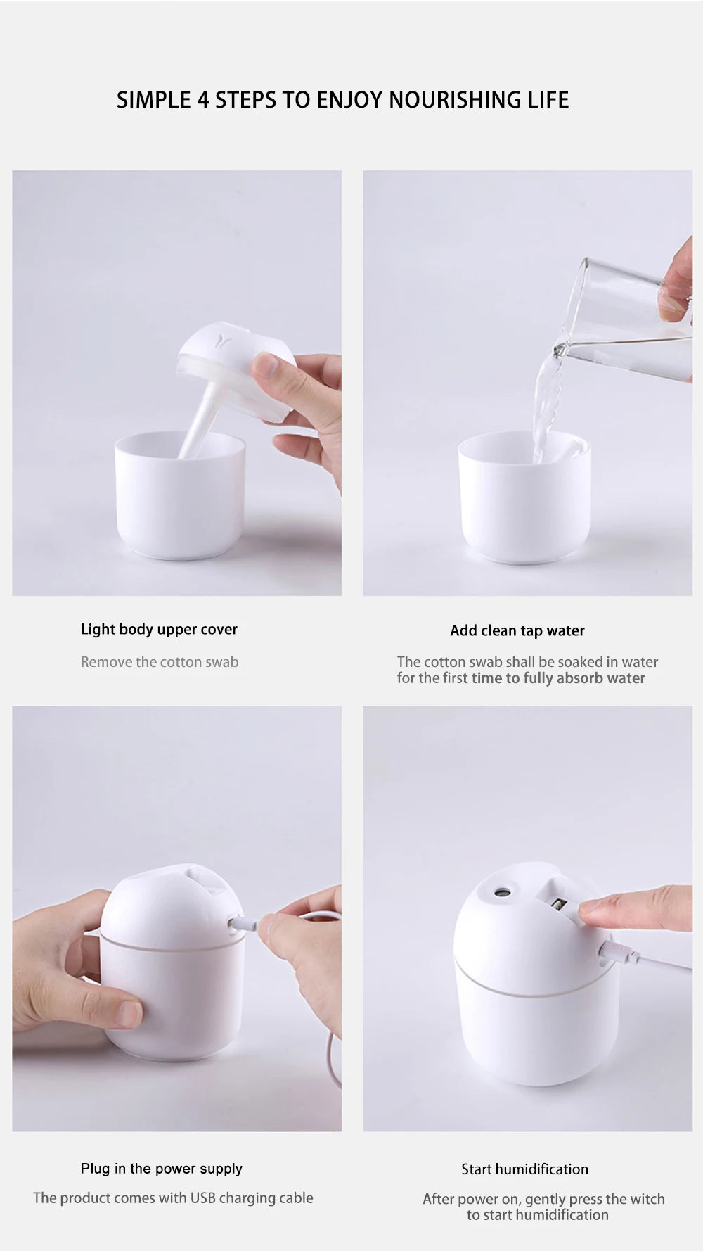 Ultrasonic Humificator Freshener