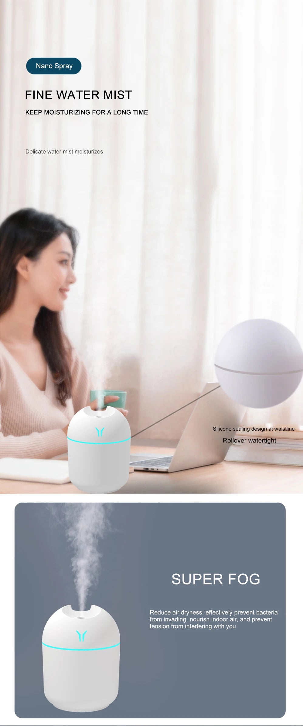 Ultrasonic Humificator Freshener