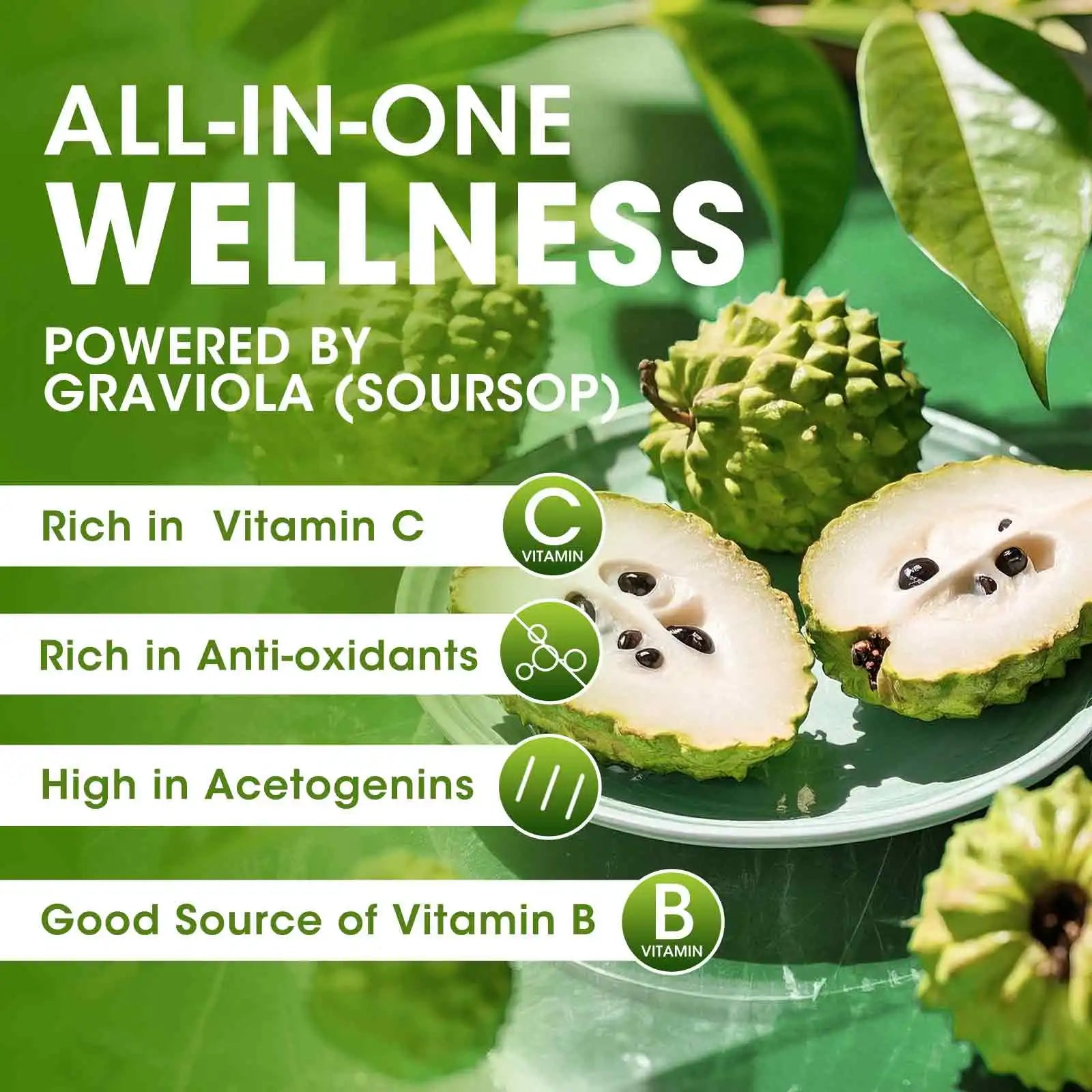 Soursop Graviola Liquid Drop for Cell & Regenerationh Support