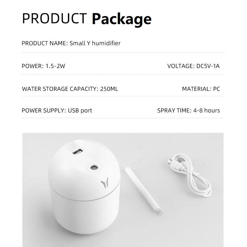 250ML USB Mini Air Humidifier
