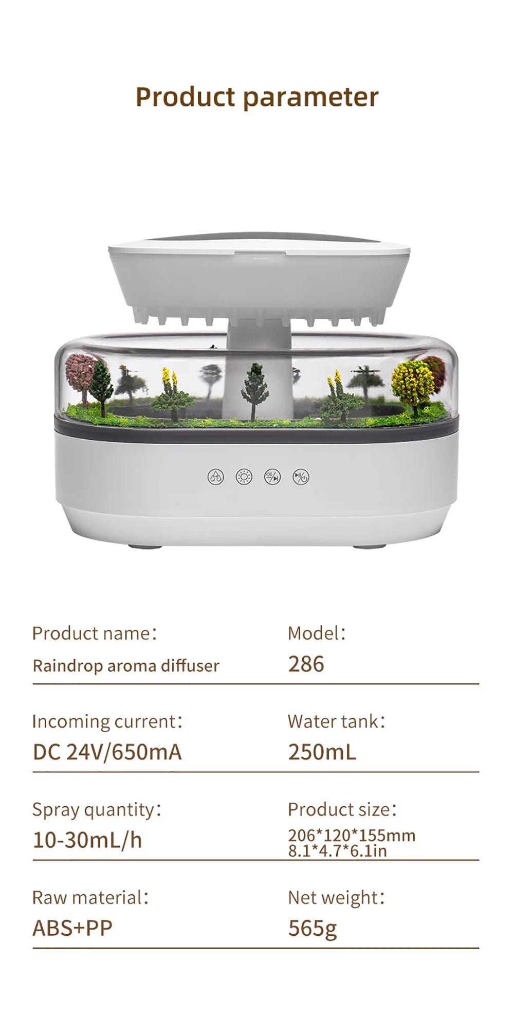 Raindrop Music Humidifie