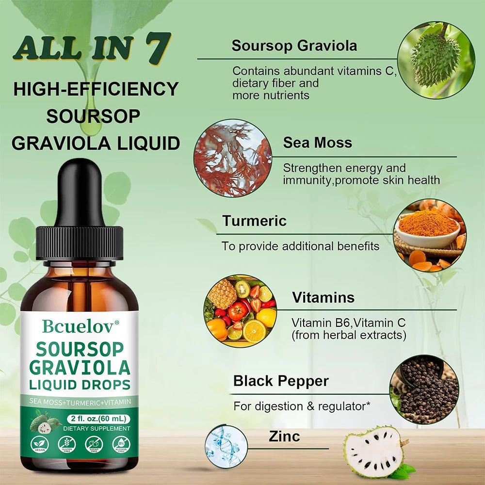 Soursop Graviola Liquid Drops