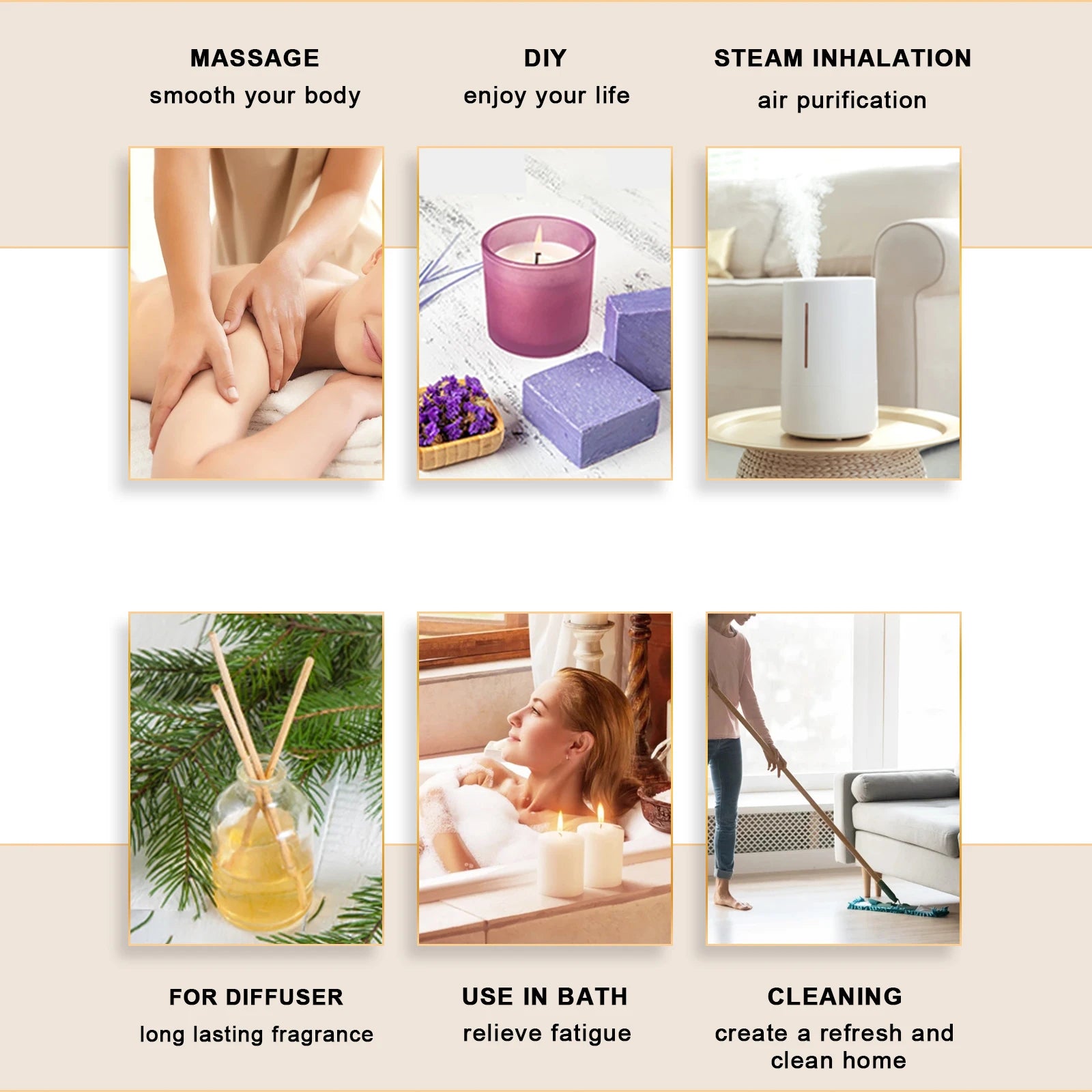 EUQEE Massage Essential Oils