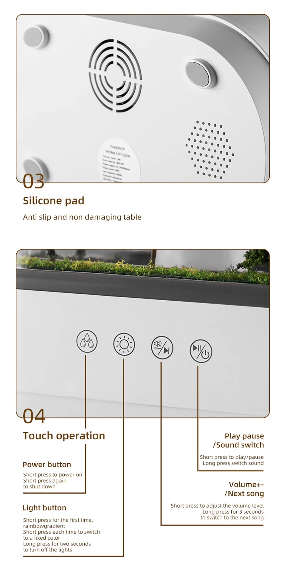 Raindrop Music Humidifie