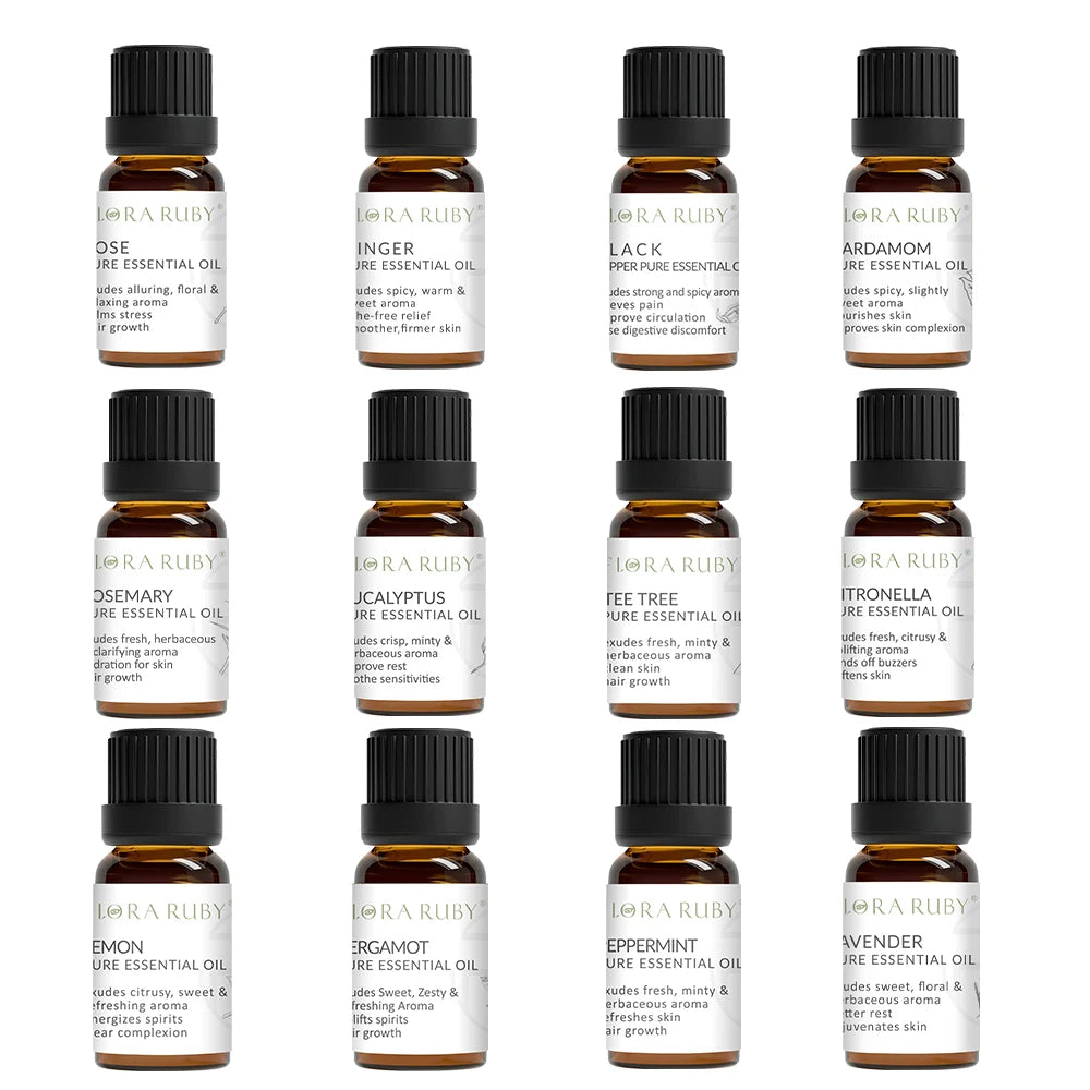 12 Aromatherapy Essential Oils