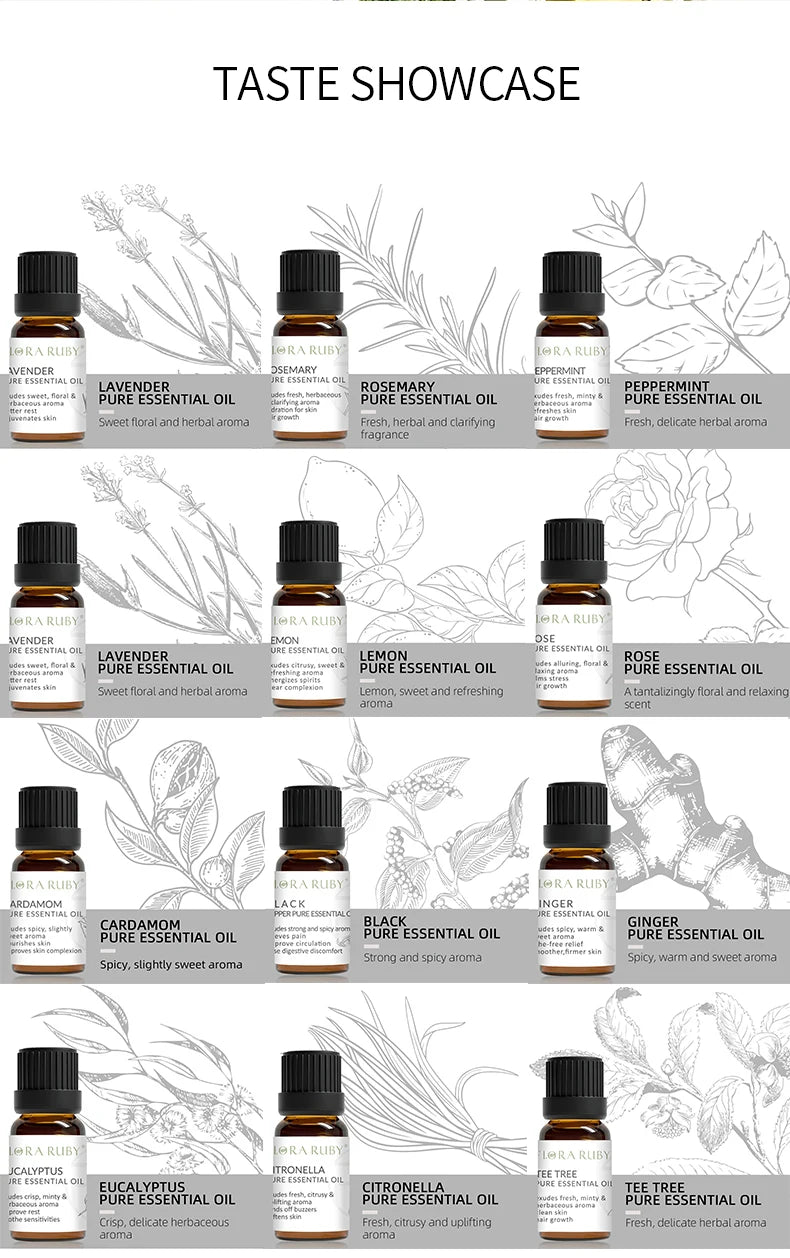 12 Aromatherapy Essential Oils